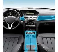 Car Interior Center Console Transparent TPU Protective Film PPF Anti-Scratch, for Mercedes Benz W212 Class-E 2012-15