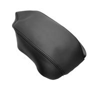 Car Interior Center Control Armrest Box Cover Protective Trim For BMW 3 Series F30 2013-2018 Microfiber Leather(LHD Black)