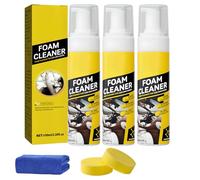 Car Interior Cleaner Kit, 2025 New Car Cleaning Detailing Kit, Fast Effective Cleaning for Dash Fabric Carpet Dashboard Upholstery Glass Seat Leather Cleaner Spray Conditioner Products (3)