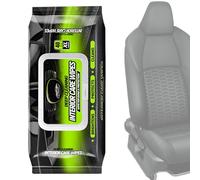 Car Interior Cleaner Wipes, 40 Piece Upholstery and Leather Stain Remover, Fast Acting Cleaning Wipes for Automotive Interiors, Safe and Gentle Formula for Leather, Vinyl, Car Care Accessory