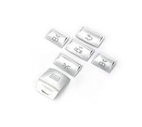 Car Interior Compatible with Benz for Clase-C for W204 2008 2009 2010 2011 2012 2013 2014 Light Button for Car Solar Roof Decorative Stickers(6 Pieces)