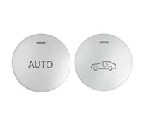 Car Interior Compatible with Benz for GLK-Class for W204 for W212 Car Console AC Air Conditioning AUTO Volume Buttons Cover Stickers(color1)