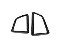 Car Interior Compatible with Edge 2015-2018 2019 2020 Car Front AC Air Outlet Vent Frame Cover Trim Sticker ABS Carbon Fiber Car Styling Accessories(Style B)