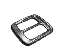 Car interior Compatible With Jeep For Compass 2017 2018 2019 2020 Chrome Rear Air Conditioner Vent Cover AC Outlet Frame Trim Car Outer Interior Accessories(Black)