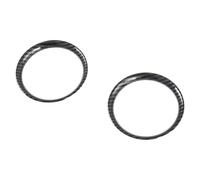 Car interior Compatible With Nissan For Navara For NP300 2016-2021 Carbon Fibre Texture Car Front Air Conditioner AC Outlet Vent Frame Cover Trim Accessories