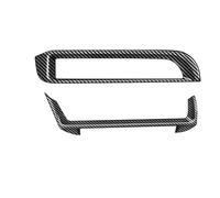 Car Interior Compatible with Toyota for Prius 60 Series 2023 2024 Car Accessories Front Side Air Condition Vent Covers Trim AC Outlet Decoration Sticker(ABS Carbon Fiber)