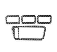 Car Interior Compatible with Vw for Golf 7 for GTI R for GTE for GTD MK7 2013-2019 Car Window Glass Lift Buttons Panel Trim Frame Decor Sticker Accessories(Left-Hand Drive B)