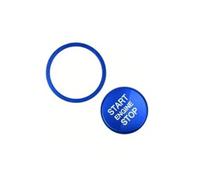 Car Interior Compatible with VW for Golf7 for Jetta for MK7 Car Engine Start/Stop Button Cover Decoration Internal Button Sticker(Blue)