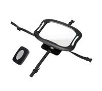 Car Interior Cosmetic Mirror Car Mirror Light Adjustable Shatterproof Back Seat Facing Rear Ward View Headrest Mount Mirrors Large Angle Car Mirrors