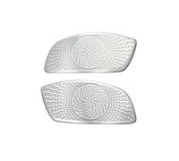 Car Interior Cover Trim For For A1 For S1 8X 2011-2018 Car Door Handle Panel Loudspeaker Sound Pad Stereo Audio Speaker Cover Sticker Trim Interior Moulding Trim(2 Pcs Silver)