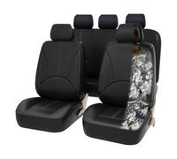 Car Interior Covers - 5pcs Set Full Wrap, Anti-Slip Sweatproof Material | Deluxe Pu Leather Stylish Comfort Guard for Pickup SUV Sedan Van Long Drive Daily Ride Passenger Safety Protection