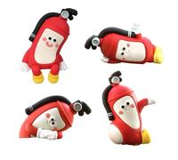 Car Interior Decor | Small Central Control Screen Figures - Fire Extinguisher Shape Figures for Sedan Truck Car Computer Desk Bookshelf Office Bedside Nightstand