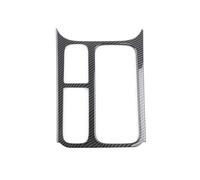 Car Interior Decoration Car Accessories Interior Central Control Water Cup Holder Frame Cover Sticker Trim For VW For Tiguan MK1 2008-2015 LHD Car Interior Frame Trim(Carbon Texture)