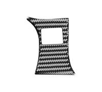 Car Interior Decoration Car Interior Carbon Fiber Steering Wheel HOLD Button Decoration Frame Trim Cover Stickers For Lexus GS 2013-2019 Car Interior Frame Trim(Style B(LHD))