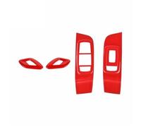 Car Interior Decoration Compatible with Dodge for Challenger 2015-2024 Car Inner Door Handle Trim Cover Window Lift Switch Control Panel Decoration Car Accessories