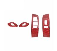 Car Interior Decoration Compatible with Dodge for Challenger 2015-2024 Car Inner Door Handle Trim Cover Window Lift Switch Control Panel Decoration Car Accessories