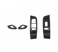 Car Interior Decoration Compatible with Dodge for Challenger 2015-2024 Car Inner Door Handle Trim Cover Window Lift Switch Control Panel Decoration Car Accessories