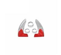 Car Interior Decoration Compatible with Dodge for Challenger for Charger 2015-2021 Car Air Conditioning Switch Knob Steering Wheel Shift Paddle Decor Cover Trim