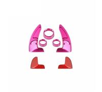 Car Interior Decoration Compatible with Dodge for Challenger for Charger 2015-2021 Car Air Conditioning Switch Knob Steering Wheel Shift Paddle Decor Cover Trim