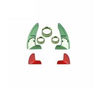 Car Interior Decoration Compatible with Dodge for Challenger for Charger 2015-2021 Car Air Conditioning Switch Knob Steering Wheel Shift Paddle Decor Cover Trim