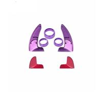 Car Interior Decoration Compatible with Dodge for Challenger for Charger 2015-2021 Car Air Conditioning Switch Knob Steering Wheel Shift Paddle Decor Cover Trim