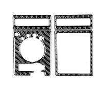 Car Interior Decoration Compatible with Dodge for Ram 1500 2013 2014 2015 LHD Both Side Air Outlet Headlight Switch Panel Suit Cover Trim Car Interior Sticker