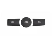 Car interior decoration For Benz A B C ML CLS Class GLA200 ML GLK300 E260 Auto 3Piece Car Volume ON Buttons Cover Stickers Trim(2.2cm Black)