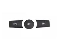 Car interior decoration For Benz A B C ML CLS Class GLA200 ML GLK300 E260 Auto 3Piece Car Volume ON Buttons Cover Stickers Trim(1.8cm Black)
