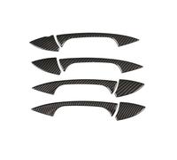 Car Interior Decoration for Benz B-Class W246 C Class W204 E-Class W212 GLK X204 ML W166 CLA W117 LHD Car Exterior Door Handle Pull Cover Trim(Carbon Fiber Texture)