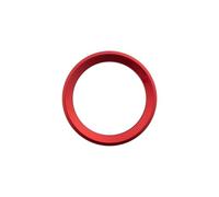 Car interior decoration For BMW 1 2 3 5 Series 2011-2021 M3 M5 E36 E46 E60 E90 E92 F30 F31 Car Steering Wheel Ring Circle Sticker Trim(Red)