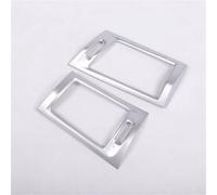 Car Interior Decoration for BMW X3 X4 F25 F26 2011-2017 Side Air Conditioning Outlet Cover Trim Stickers Car LHD ABS Carbon Fiber(Silver)