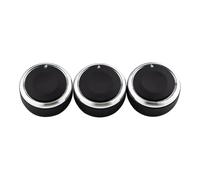 Car interior decoration For Mazda 3 M3 2004-2013 3Piece Aluminum Alloy Car Air Conditioning Heater Control Switch Button Knobs AC Knob(Common Black)