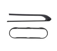 Car Interior Decoration For Mazda MX-5 2016-2023 / ABS Carbon Fiber Car Center Control Air Outlet Frame Air Conditioning Knob Frame Trim(2 piece Carbon Fiber)