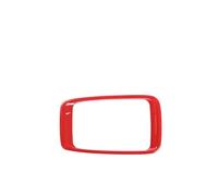 Car Interior Decoration For Ranger 2015-2021 / Carbon Fiber Car Center Console Gear Shift Frame Decoration Cover Trim(Red)