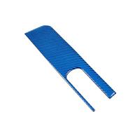 Car interior decoration For Toyota FJ For Cruiser 2007-2021 Car Handbrake Panel Sticker Decorate Covers Car Interior Soft Carbon Fiber(Blue)