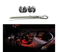 Car Interior Decorative Led Ambient Door Light Stripes Atmosphere Light with 2 Colors Compatible with BMW 5 Series F10/F11/F18 2010-2017 (Carbon Fiber)
