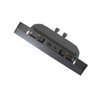 Car Interior Docking Station Multiple Port USB Hub With Retractable Charging Cable And Slide Covers For Center Console Data Transfer Hub