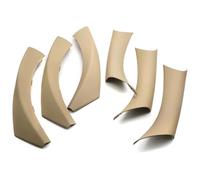 Car Interior Door Handle for B&MW 3 Series E90 E91 316 318 320 325 328i 330 335 2005-2012 Car Inner Handle Interior Door Panel Pull Trim Cover 6pcs(Lhd Beige)