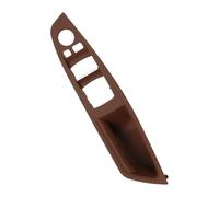 Car Interior Door Handle for B&MW 5 Series F10 F11 520i 523i 525i RHD Right Driver Cars Interior Armrest Window Switch Panel Cover Door Pull Handle(Model a Brown)
