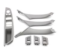 Car Interior Door Handle for B&MW 5 Series F10 F11 523i 525i 528i 530i LHD RHD Car Interior Door Armrest Inside Pull Handle Set 514151417225873(Grey,LHD)