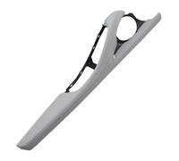 Car Interior Door Handle for B&MW 5 Series F10 F11 F18 520 523 525 528 530 535 LHD RHD Interior Door Armrest Leather Outer Frame Support(Grey,LHD)