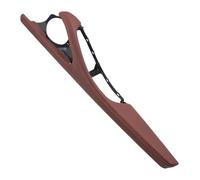 Car Interior Door Handle for B&MW 5 Series F10 F11 F18 520 523 525 528 530 535 LHD RHD Interior Door Armrest Leather Outer Frame Support(RHD Red Brown)