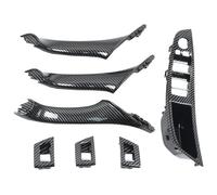 Car Interior Door Handle for B&MW 5 Series F10 F11 F18 520i 523i 525i 528i 535i 2010 2011 2012 2013 2014-2017 LHD RHD Interior Door Pull Handle(Inside Set,RHD)