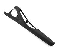 Car Interior Door Handle for B&MW 5 Series F10 F11 F18 Inside Door Handle LHD RHD Driver Side Armrest Leather Outer Frame Support Bracket(Svart,RHD)