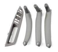 Car Interior Door Handle for B&MW E70 E71 X5 X6 2007-2013 LHD Left Front Driver's Seat Interior Door Armrests Pull Handle Kit 51416975791(Grey-4pcs Set)