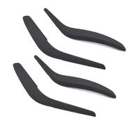 Car Interior Door Handle for B&MW X1 E84 2010 2011 2012 2013 2014 2015 2016 Black Beige Silver Car Inner Armrest Cover Trim 4PCS Set(Black 4pcs Set)