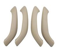 Car Interior Door Handle for B&MW X1 X2 F48 F49 F39 2016 2017 2018 2019 2020 Car Interior Door Pull Handle ABS Outer Cover Trim(Beige 4pcs Set)