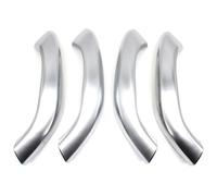 Car Interior Door Handle for B&MW X1 X2 F48 F49 F39 2016 2017 2018 2019 2020 Car Left Right Interior Door Handle Outer Cover Panel(Silver 4pcs Set)