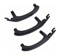 Car Interior Door Handle for B&MW X3 X4 F25 F26 2010 2011 2012 2013 2014 2015 2016 Car Interior Passenger Door Left Right Pull Handle Leather Cover(Svart,LHD Set)
