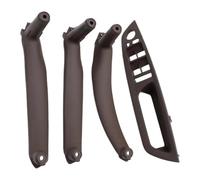 Car Interior Door Handle for B&MW X5 X6 E70 E71 E72 2007-2013 LHD RHD Inner Driver Door Window Switch Armrest Cover Pull Handle 51416975791(Moka RHD 4pcs)